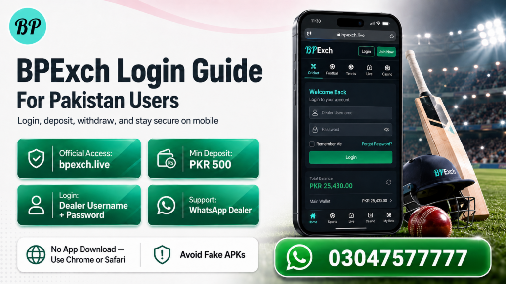 BPExch Login Guide: For Pakistan Users