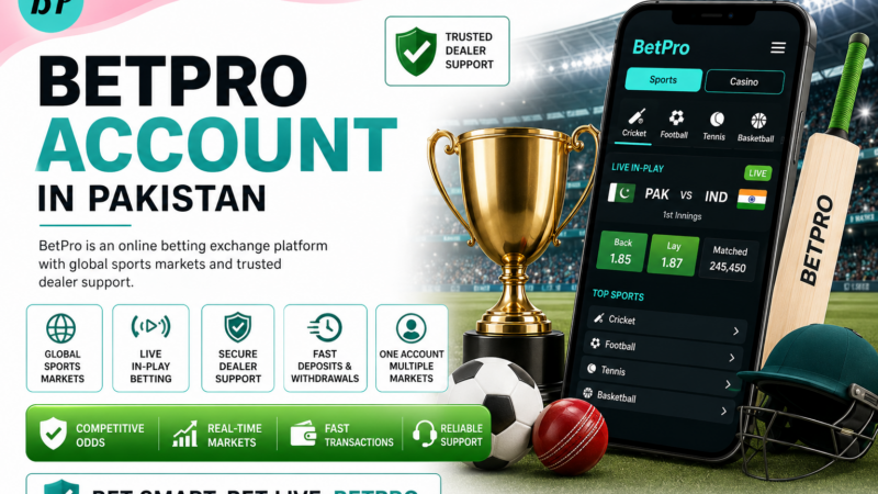 Verified BetPro Account in Pakistan
