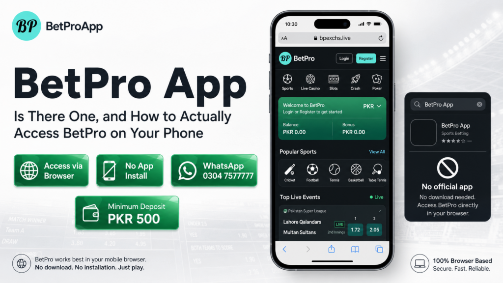 BetPro App Is There One, and How to Actually Access BetPro on Your Phone
