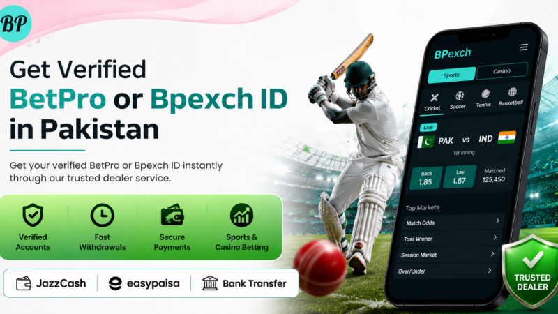 Get Verified BetPro or Bpexch ID in Pakistan from Trusted Dealer